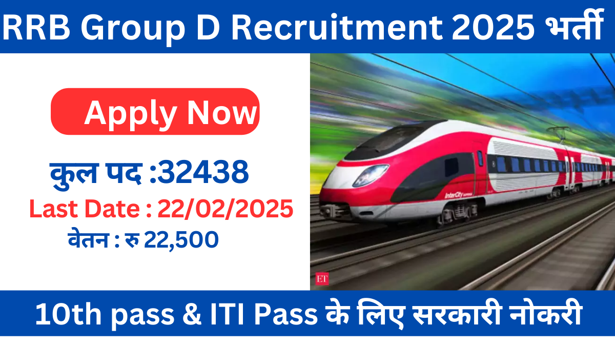 RRB Group D Recruitment 2025 भर्ती